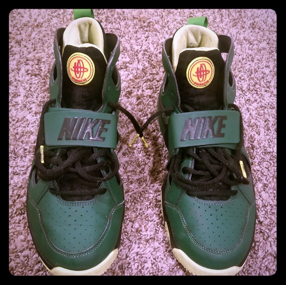 Nike Huarache zoom green /lime green